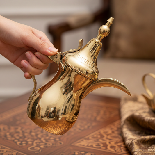 Antique Brass Tea Pot Golden Finish 11 Inch