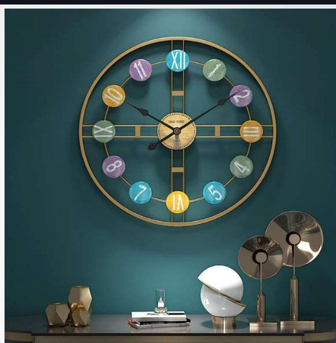 Colorfull Circle Wall Clock