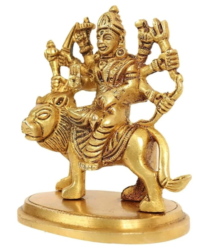 Maa Durga With Lion Idol