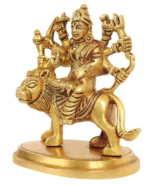 Maa Durga With Lion Idol