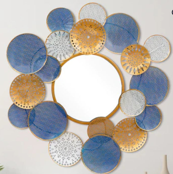 Designer Metal Wall Decor Mirror
