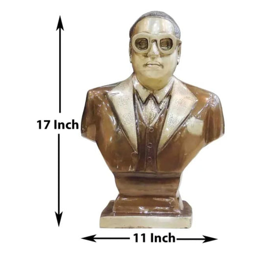 Brass Ambedkar Idol Statue for Home, Office Table Decor