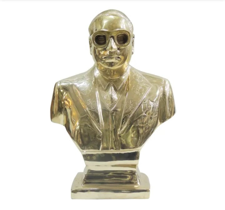 Brass Ambedkar Idol Statue For Home, Office Table Decor