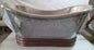 Luxe Mosaic Freestanding Printed Copper Bathtub – White Finish