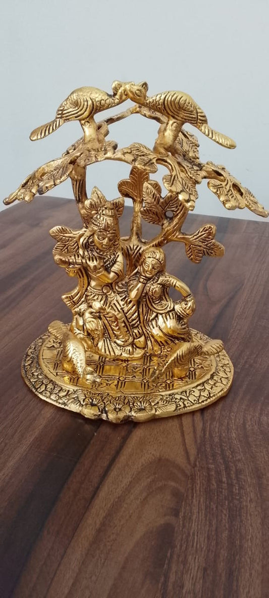 Gold Plated Radhakrishn Tree