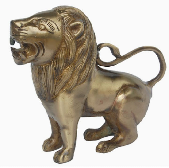 Lion Sculpture Statue Handcrafted Decorative Showpiece