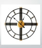25-Inch Circle Metal Wall Clock – Elegant Decorative Timepiece