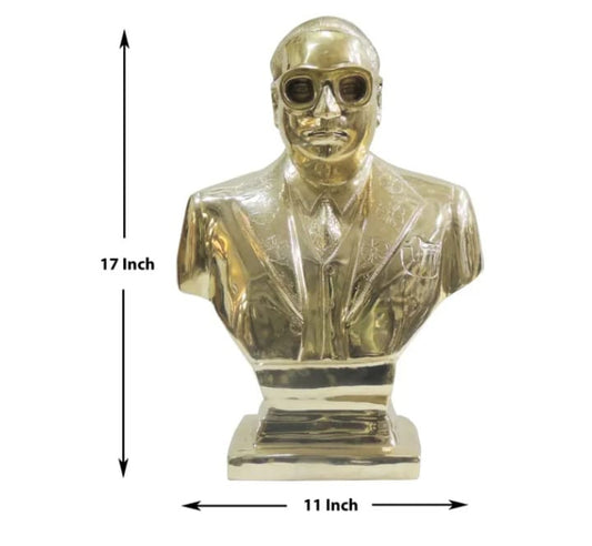 Brass Ambedkar Idol Statue For Home, Office Table Decor