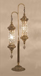 Double Arm Ottoman Floor Lamp – Elegant & Statement Lighting