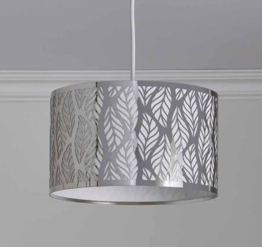 Laser Cut Metal Leaf Shade Hanging Lamp – Elegant Pendant Light