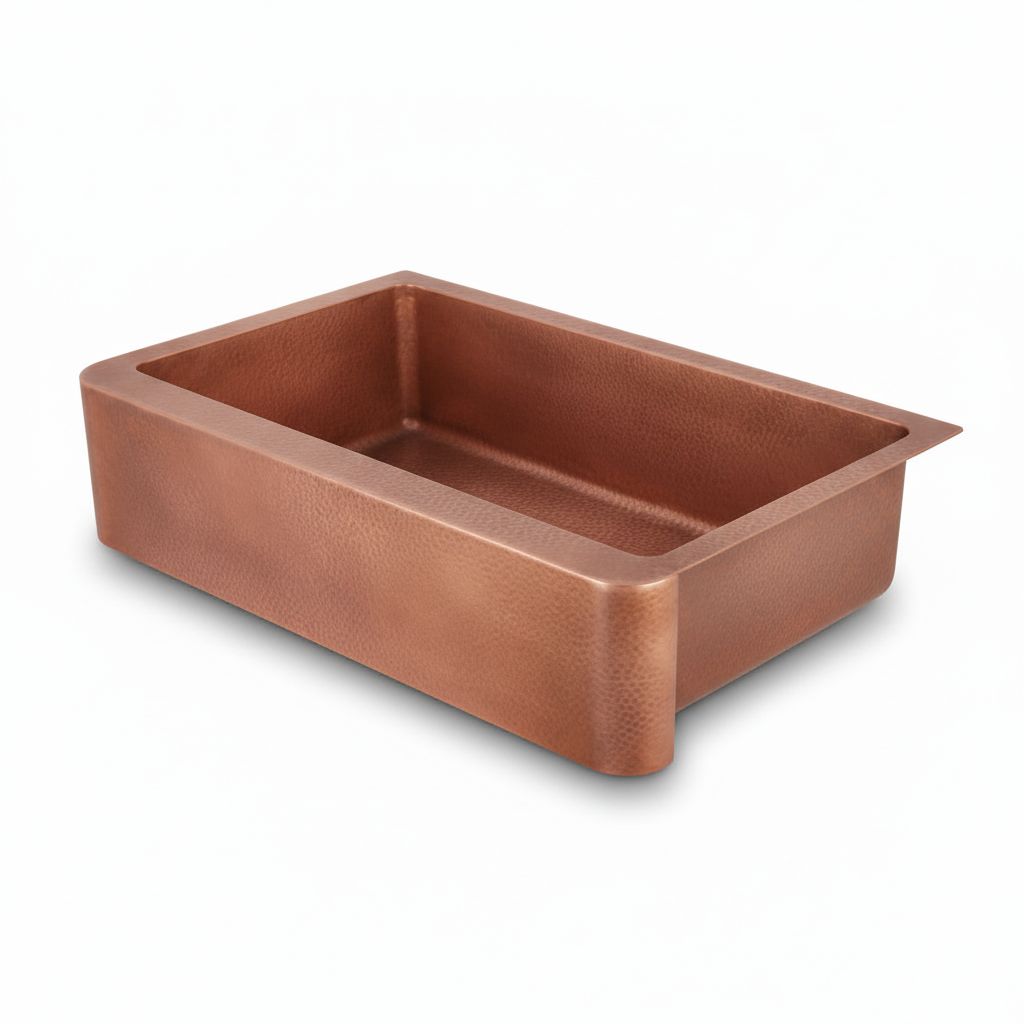 36 Inch Copper Kitchen Farmhouse Sink 16 Gauge Pure Copper