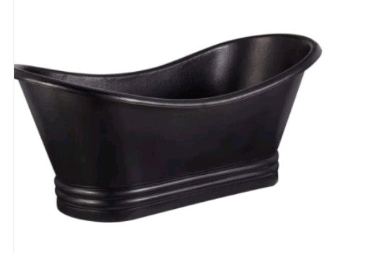 Luxury Black Copper Bathtub – Energy Efficient & Health-Enhancing