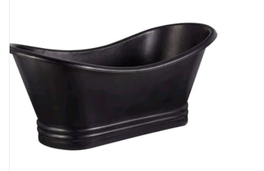 Luxury Black Copper Bathtub – Energy Efficient & Health-Enhancing