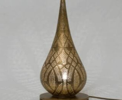 Moroccan Brass Table Lamp – Designer Lighting & Home Décor