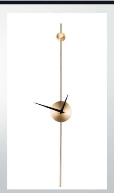 Capsule Gold Wall Clock