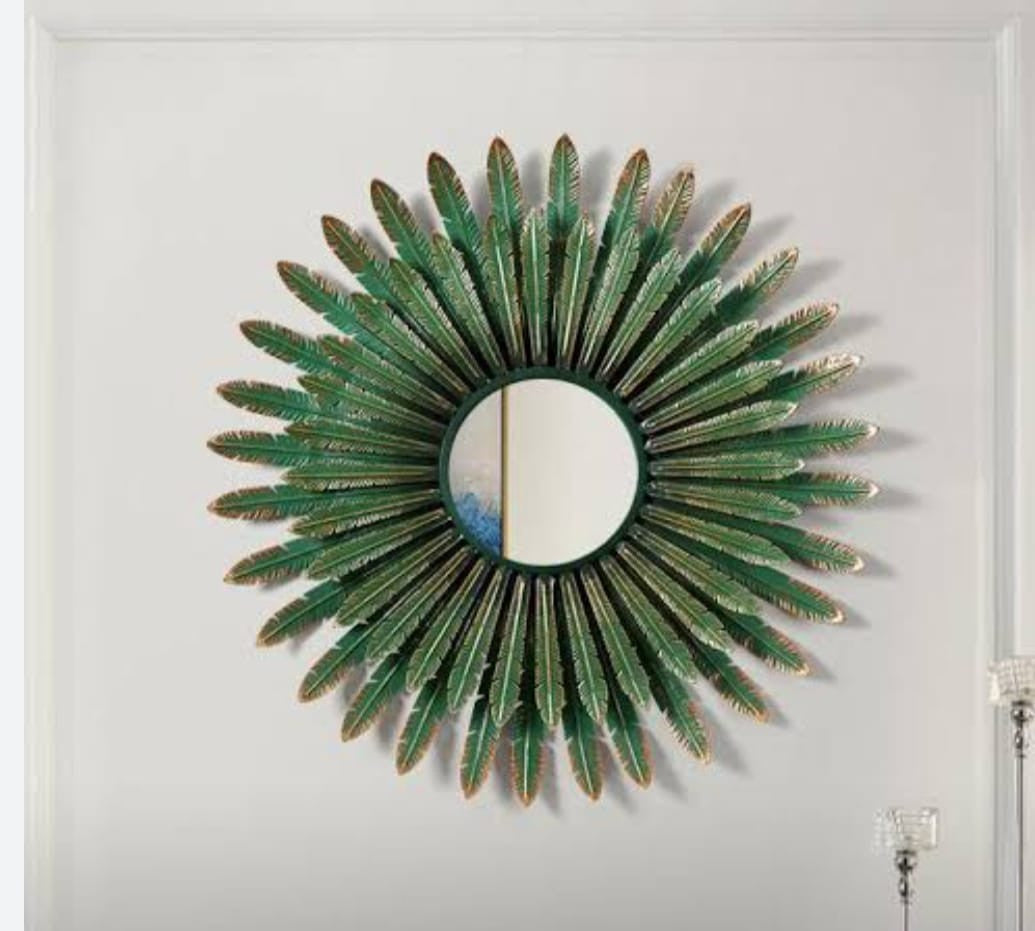 Designer Large Round Wall Mirror