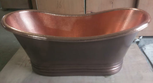 Pure Copper Bathtub – Copper Finish, Energy Efficient