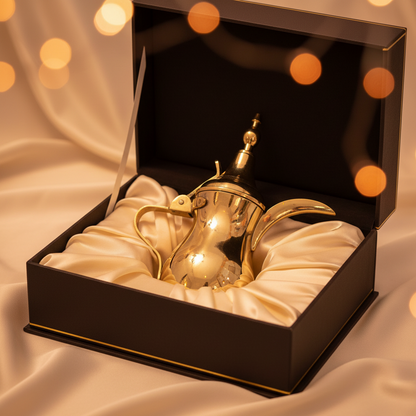 Antique Brass Tea Pot Golden Finish 11 Inch