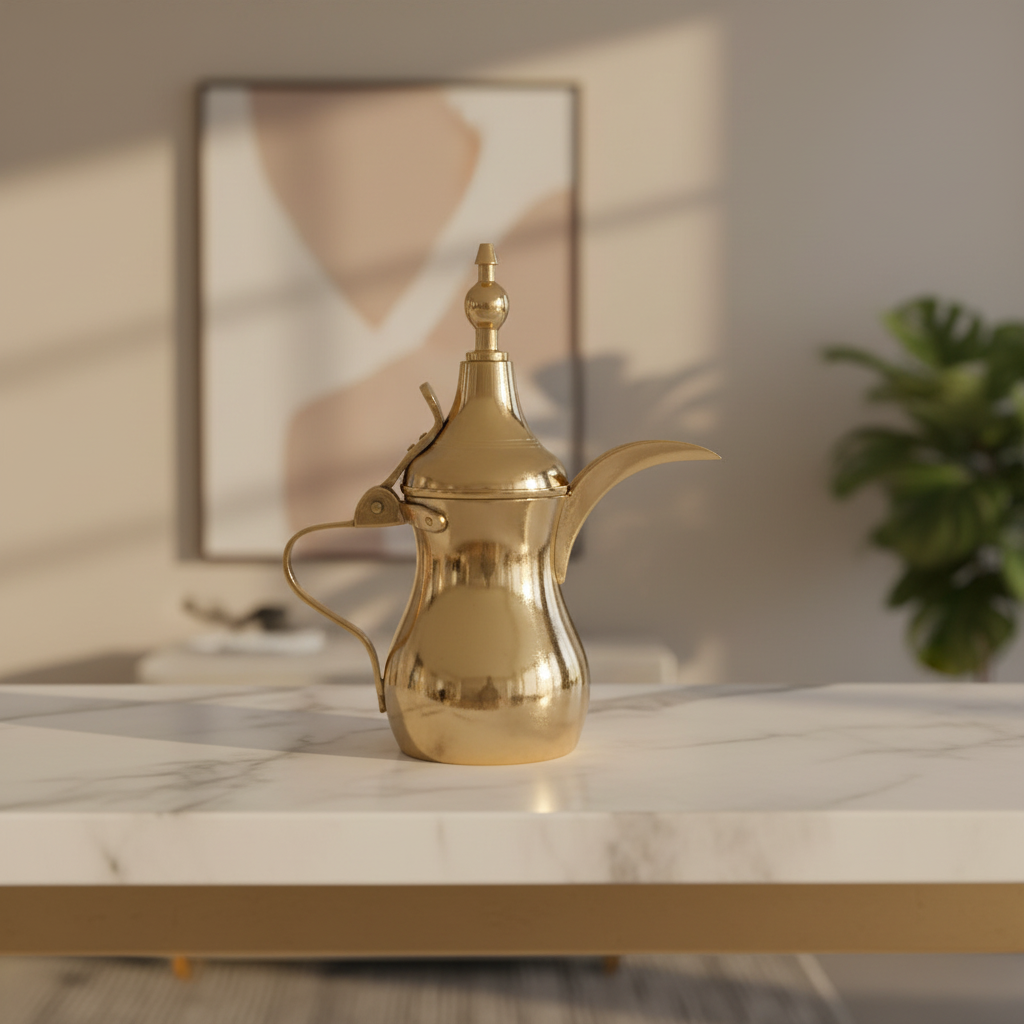 Antique Brass Tea Pot Golden Finish 11 Inch