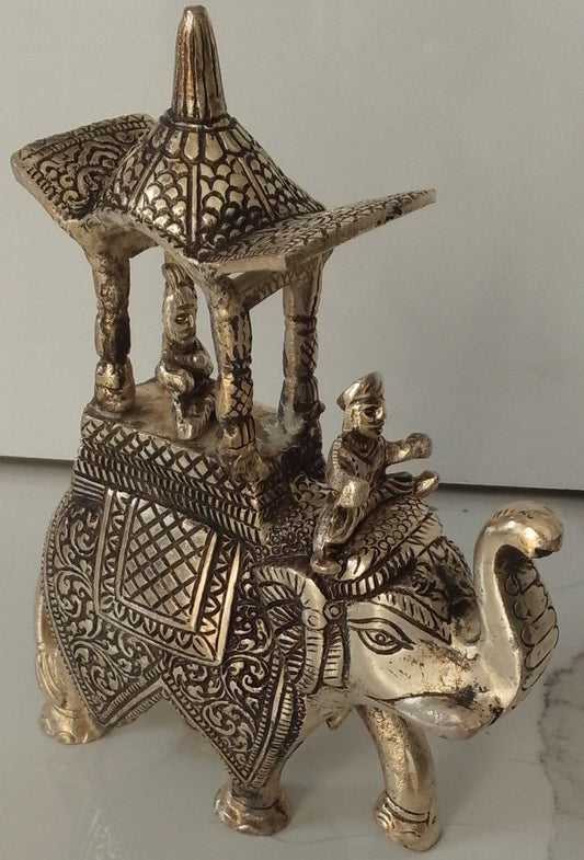 King Riding On Elephant