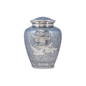 Blue & Silver Colour Cremation Urn for Adult Ashes – A Peaceful Tribute to a Life Well Lived