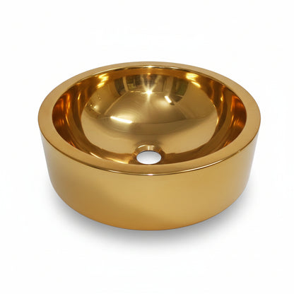 Bronze sink on a white background