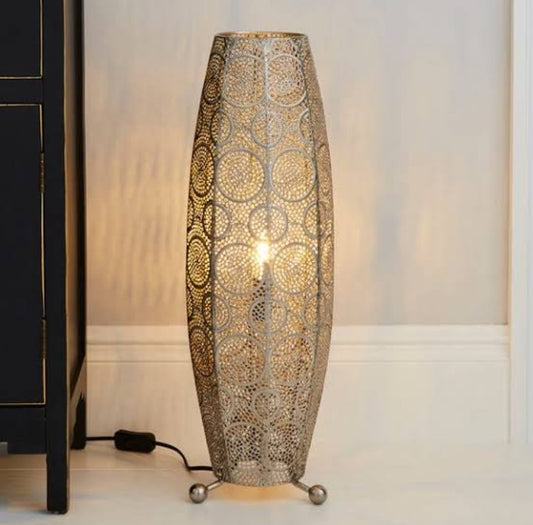Metal Moroccan Floor Lamp – Elegant & Artisan-Crafted Lighting
