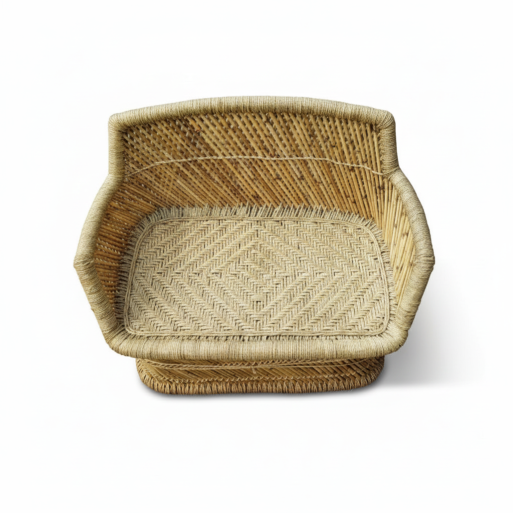 Bamboo Armrest Sofa Mudda Chair