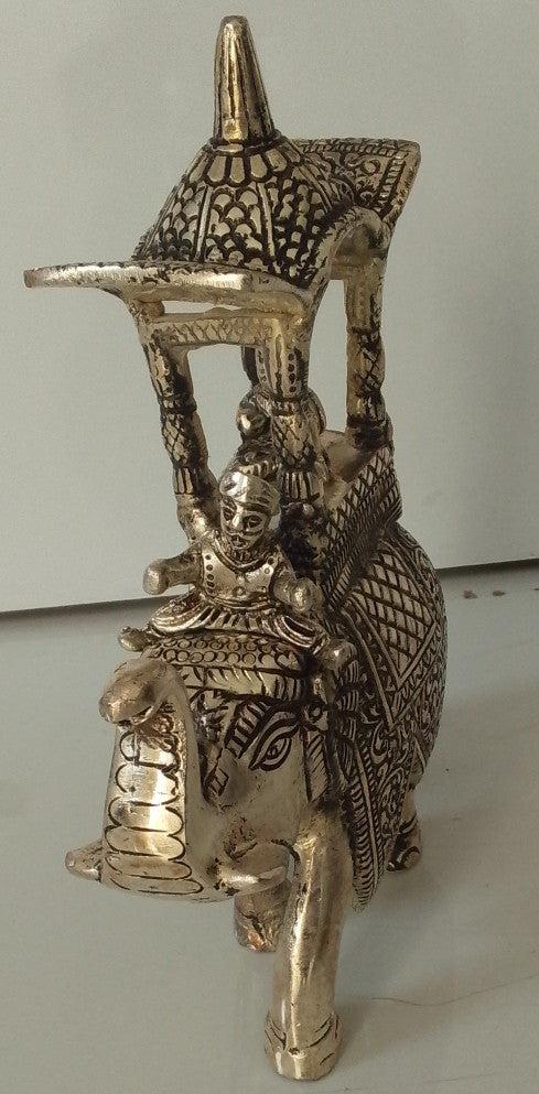 King Riding On Elephant