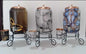 Printed Copper Water Dispenser (Matka) with Glass & Stand – 5 Litre