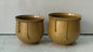 Metal Planter Pot – 11 Inch Compact Decorative Plant Holder