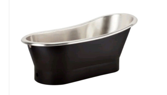 Luxury Black Copper Bathtub – Energy Efficient & Health-Enhancing