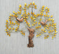 Metal Tree Wall Art Decor – Decorative Metal Leaf Hanging (30 × 2 × 26 Inch)