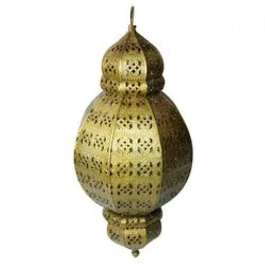 Metal Moroccan Hanging Lamp – Elegant Pendant Light