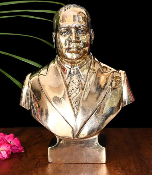 Brass Bhimrao Ambedkar Bust Statue