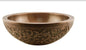 Pure Copper Hand-Hammered Rotunda Dual Mount Bathroom Sink
