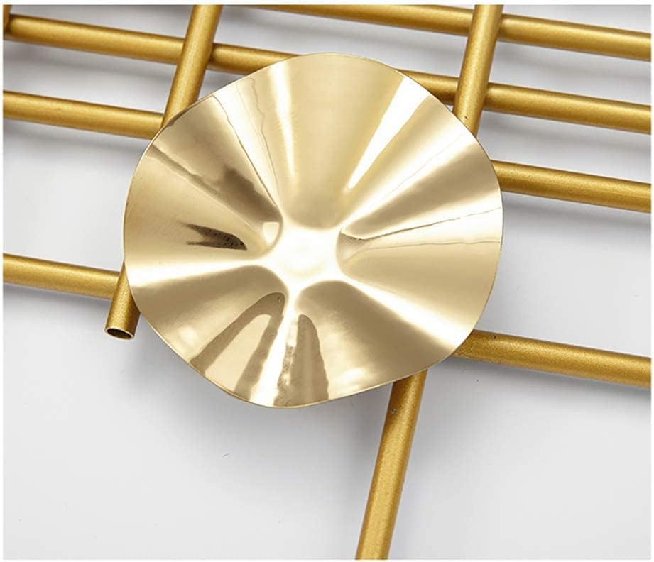 Large Antique Metal Wall Art Hanging for Living Room and Hall Decor - Brass Decors