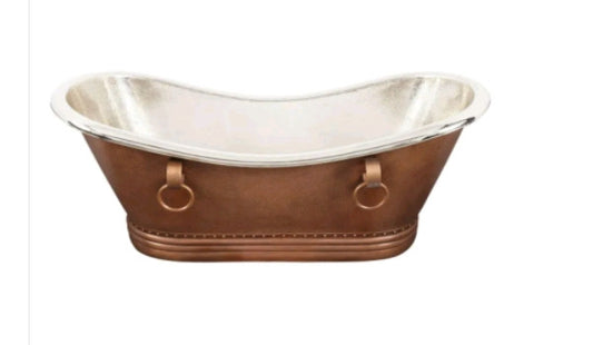 Luxury Copper Bathtub – Energy Efficient & Health-Enhancing