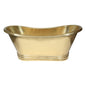71" Golden Pure Copper Freestanding Bathtub