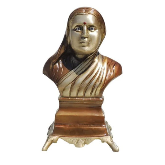 Brass Ramabai Bhimrao Ambedkar Bust Statue