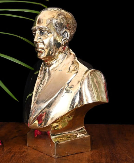 Brass Bhimrao Ambedkar Bust Statue
