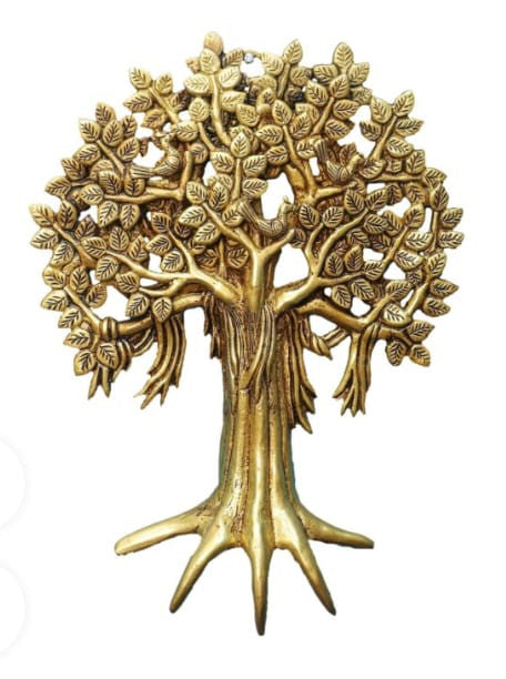 Metal Kalpavriksha Tree Wall Hanging – Decorative Vastu Metal Hanging (12 × 11 Inch, 1.75 KG)