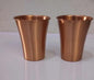 Pure Copper Water Glass Set – Ayurvedic Drinking Tumblers (300ml, Hammered Finish)