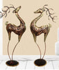 Antique Brass Pair of Deer – Elegant Home Decor Showpiece