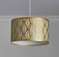 Laser Cut Metal Leaf Shade Golden Hanging Lamp – Elegant Pendant Light
