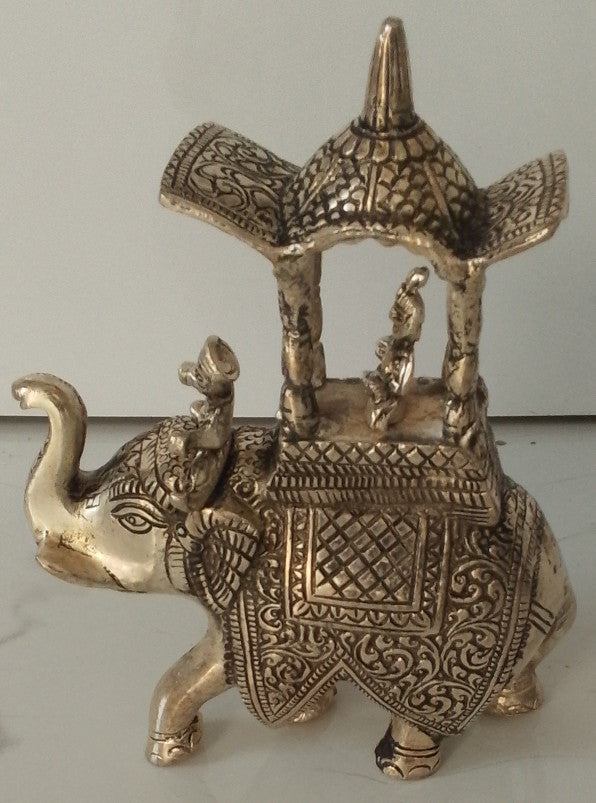 King Riding On Elephant