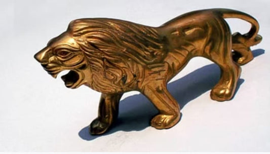 Brass Lion Sculpture Statue – Premium Handcrafted Showpiece