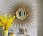 Modern Floral Design Wall Mirror