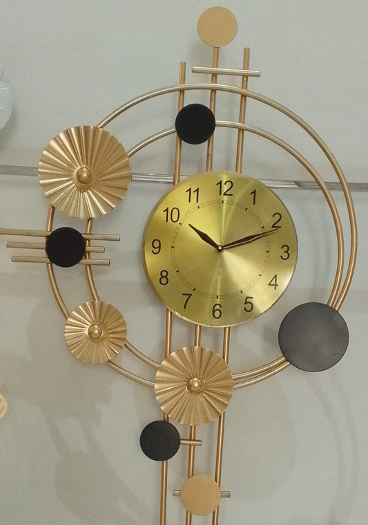 Five Circle Wall Clock – 37/23 Inch Modern Decorative Timepiece