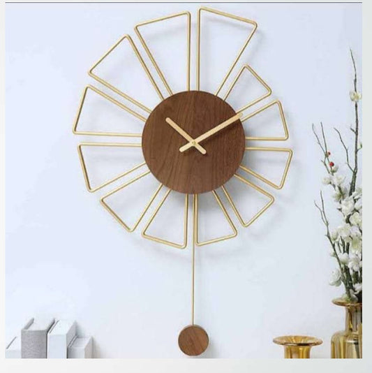Wood Pendulam Wall Clock